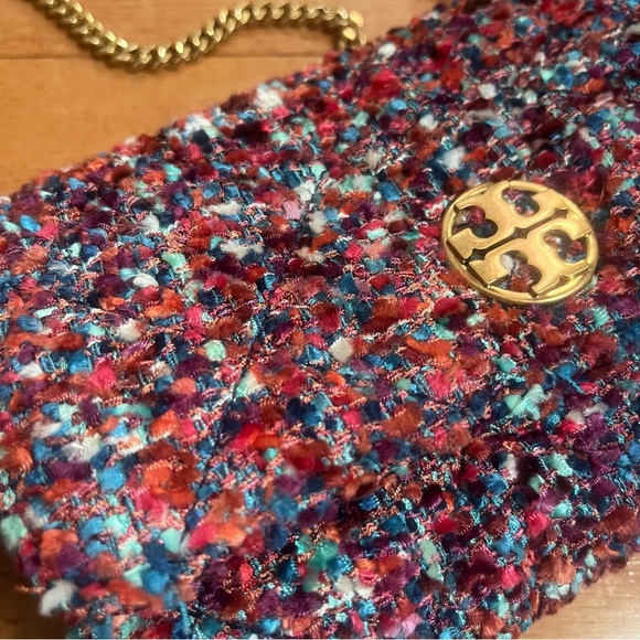NBW Tory Burch Colorful Tweed Crossbody Bag - Picture 3 of 6